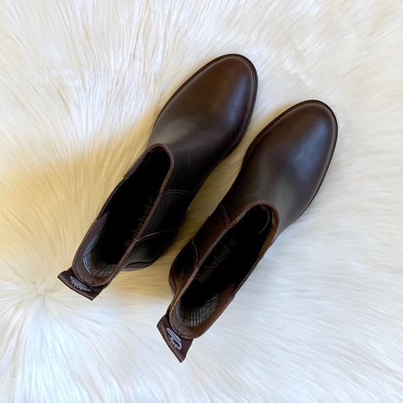 Timberland Dark Brown Sienna High Chelsea Boots - Picture 4 of 7